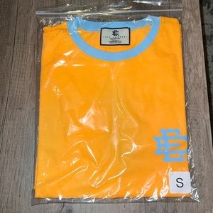 Eric Emanuel Basic Tee (Orange/Baby Blue) Small